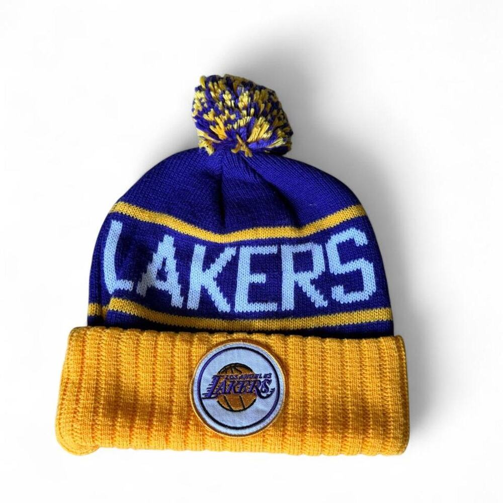MITCHELL & NESS Los Angeles Lakers Pom Beanie
